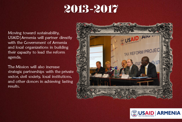 USAID Armenia Timeline - 2013-2017