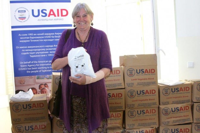 The U.S. Government provides food aid to clinics