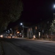 Newly installed street-lighting system in Aparan.